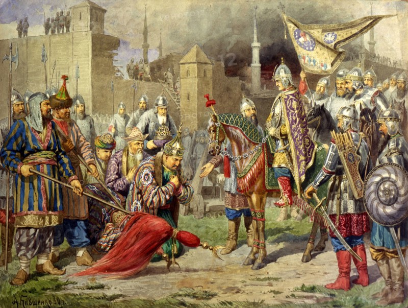 'Tsar Ivan IV Conquering Kazan in 1552', 1880. Artist: Aleksey Kivshenko