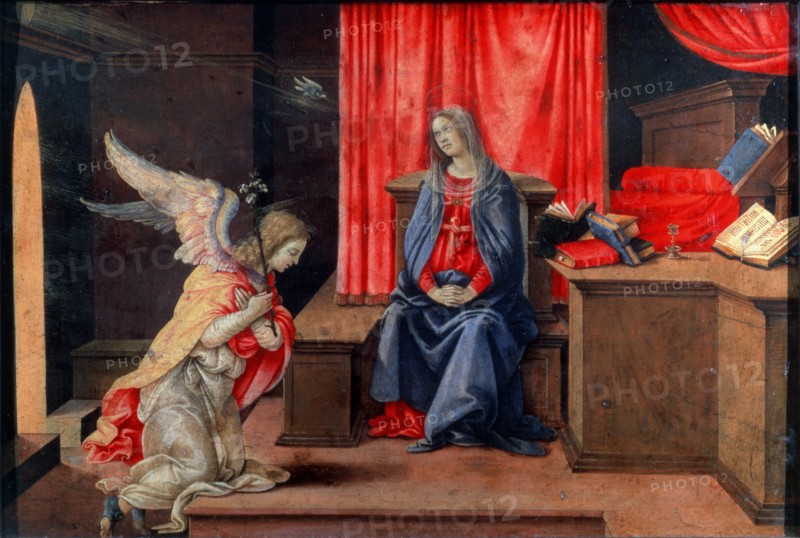 'The Annunciation', early 1490s. Artist: Filippino Lippi