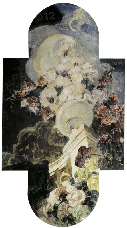 'Chrysanthemums', 1894.  Artist: Mikhail Vrubel