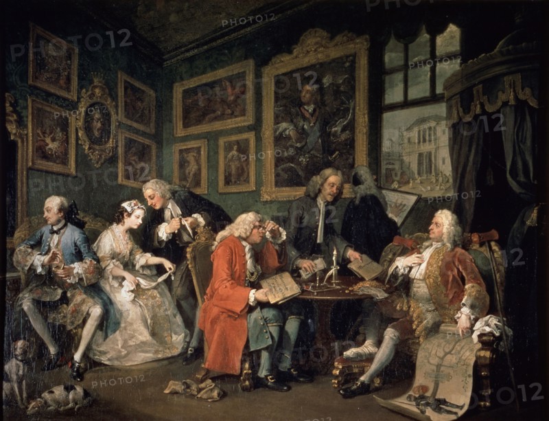 'Marriage a la Mode: 1, The Marriage Contract', 1743. Artist: William Hogarth