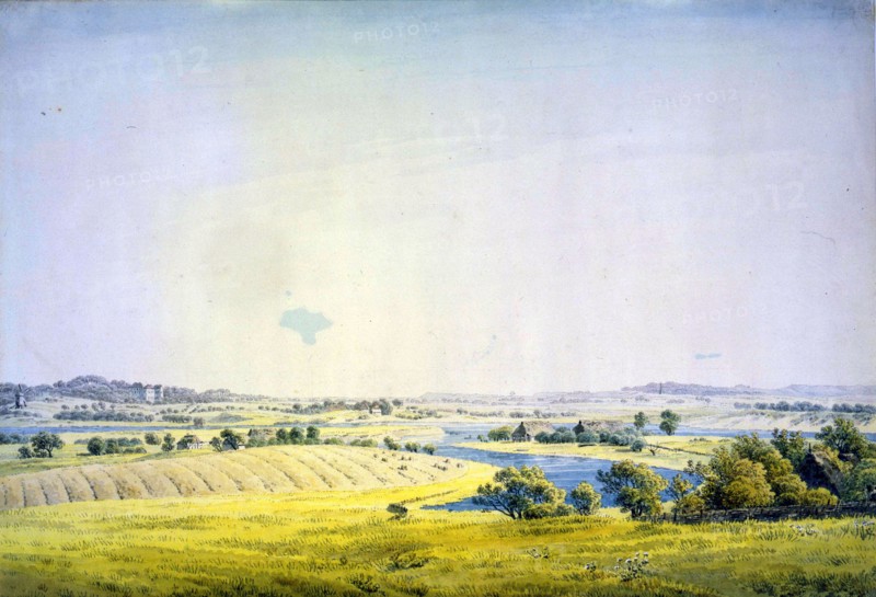 'View over Putbus', 1824-1825.  Artist: Caspar David Friedrich