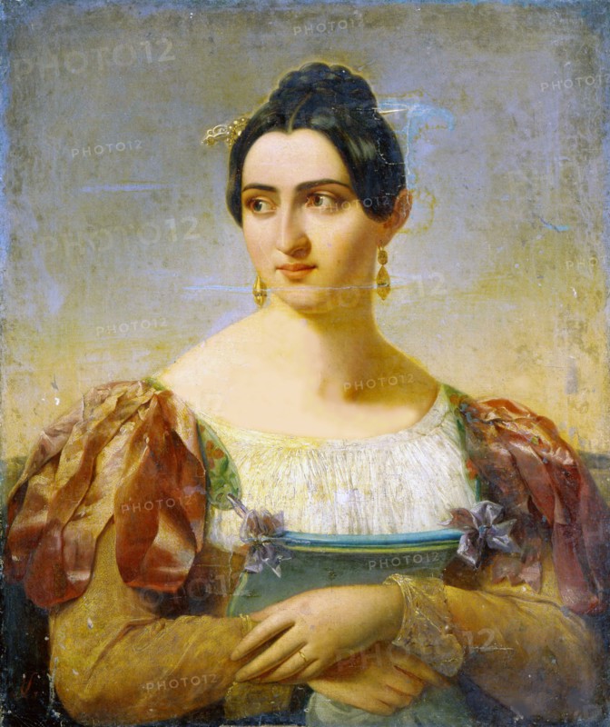 Female portrait, early 19th century. Artist: Italian Master