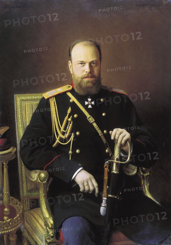 'Portrait of the Emperor Alexander III', 1886. Artist: Ivan Kramskoy
