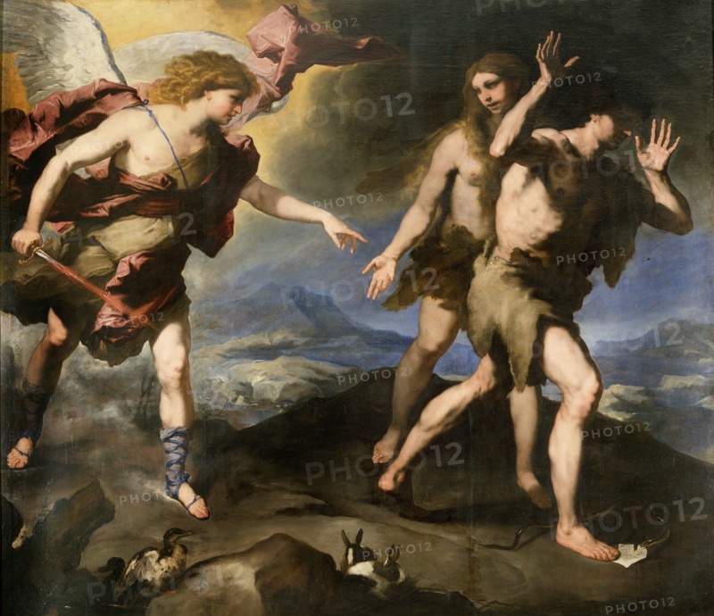 'Expulsion from Paradise', second half of 17th century. Artist: Luca Giordano