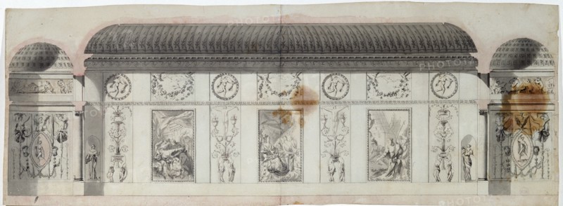 Interior design of the Catherine Palace, Tsarskoye Selo, Russia, 1780s. Artist: Charles Cameron
