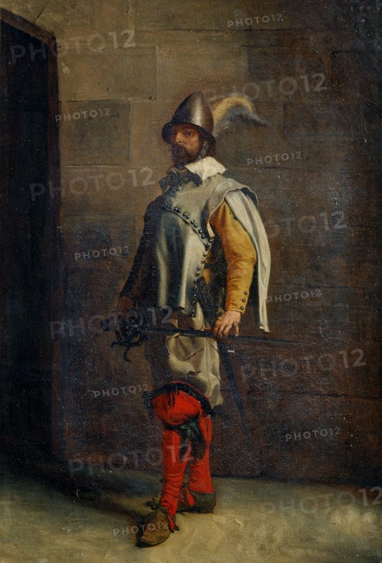 'A Huguenot', 19th century.  Artist: Jean Louis Ernest Meissonier