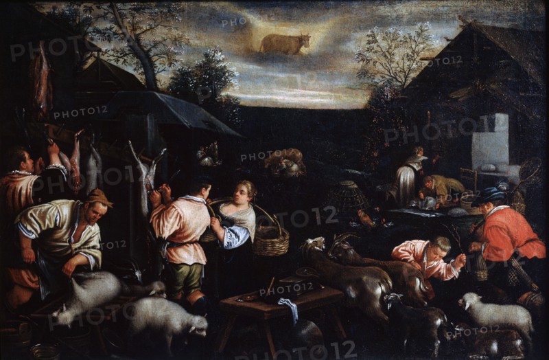 'April' (from the series 'The Seasons'), late 16th or early 17th century. Artist: Leandro Bassano