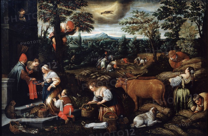 'June' (from the series 'The Seasons'), late 16th or early 17th century. Artist: Leandro Bassano