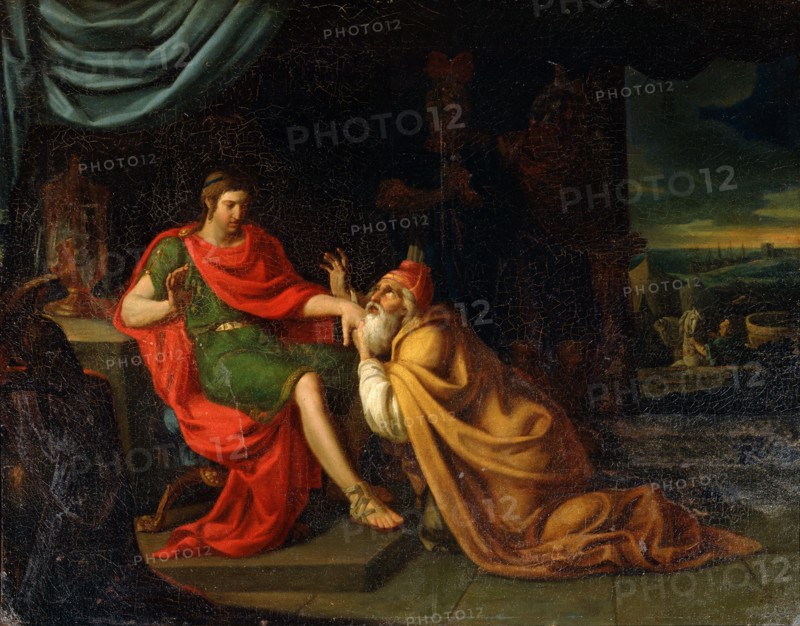 'Priam and Achilles', 17th century. Artist: Padovanino