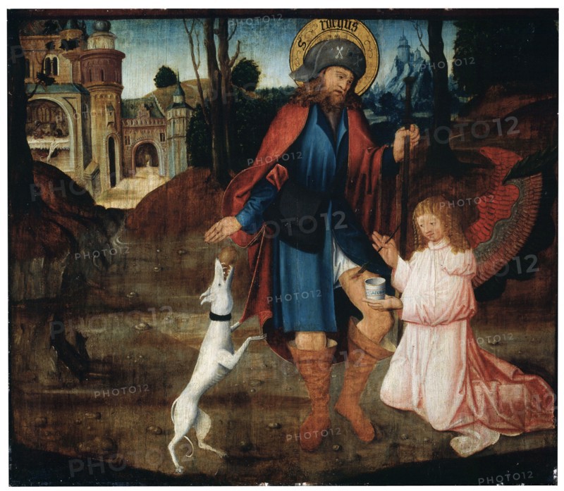 'The Healing of Saint Roch', late 15th century. Artist: German Master