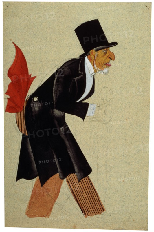 Costume design for the play 'The Virgin Forest' by Ernst Toller, 1924.  Artist: Nikolay Akimov