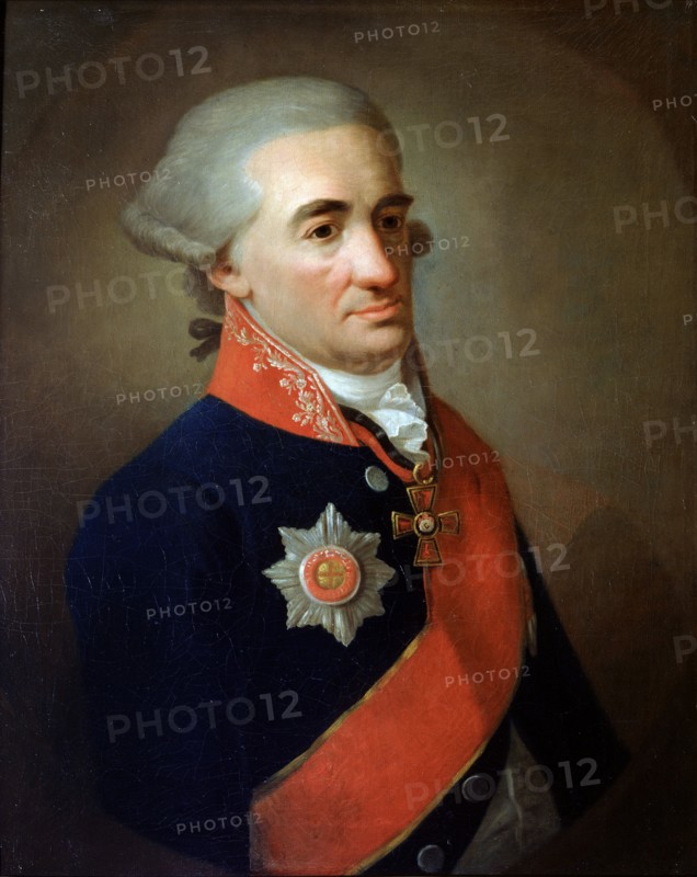 'Portrait of the Poet Michail M Kheraskov', late 18th century. Artist: K Goekke