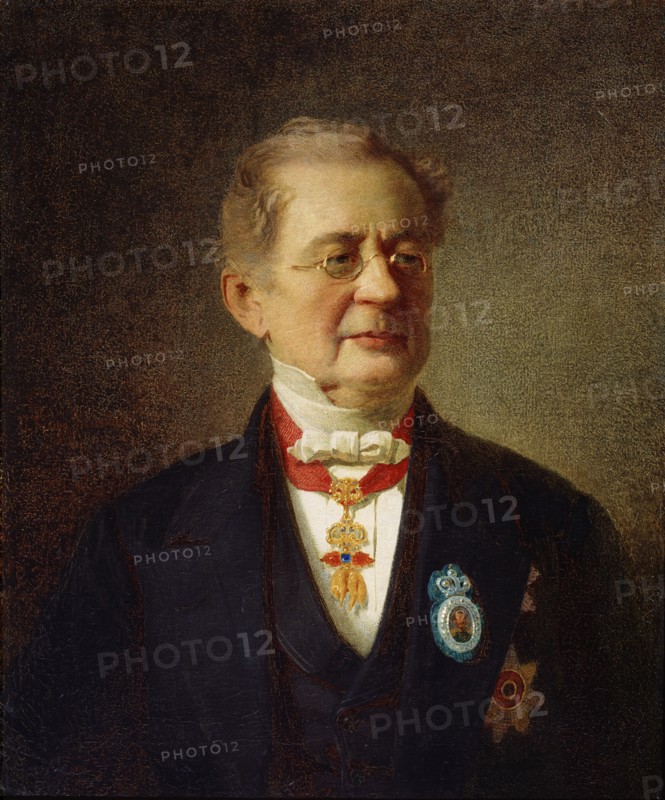 'Portrait of the Chancellor Prince Alexander M Gorchakov', 1867.  Artist: Johann Köler