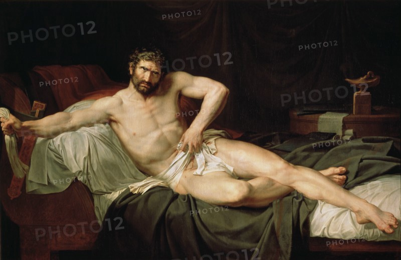 'Cato Uticensis', c1795.  Artist: Guillaume Lethiere