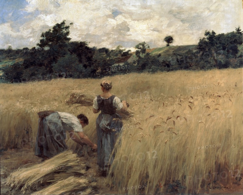 'Reapers', 19th or early 20th century. Artist: Leon-Augustin Lhermitte