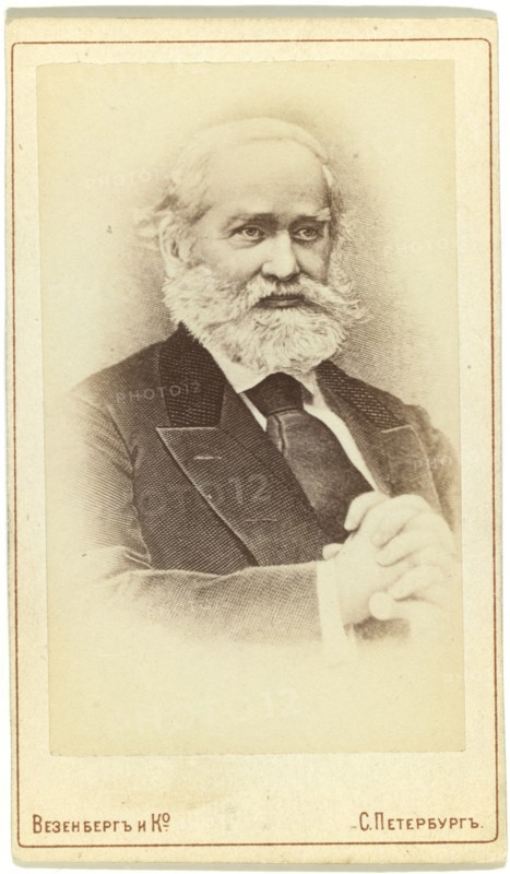Portrait of the historian Sergey Mikhaylovich Solovyov (1820-1879).