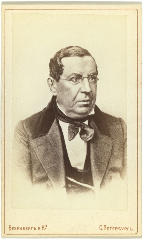 Portrait of the historian Nikolay Gerasimovich Ustryalov (1805-1870).