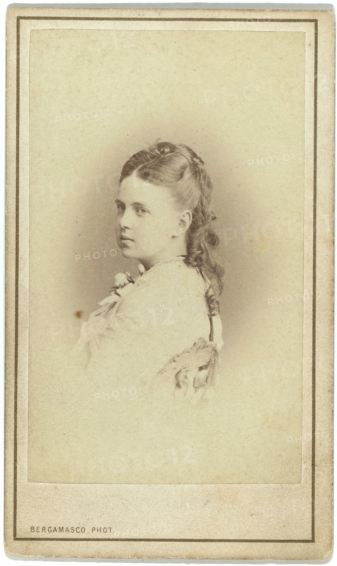 Portrait of Grand Duchess Maria Alexandrovna of Russia (1853-1920), Duchess of Saxe-Coburg and Gotha.