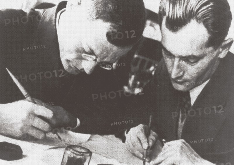 Writers Ilya Ilf and Yevgeny Petrov, 1932.