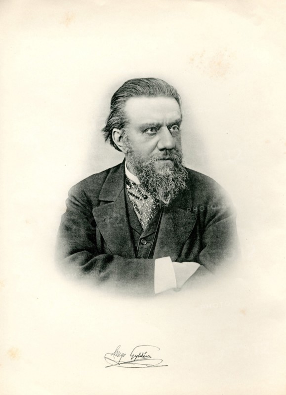 Portrait of astronomer Hugo Gylden (1841-1896), 1903.