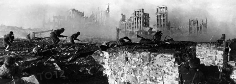 The Battle of Stalingrad, 1943.