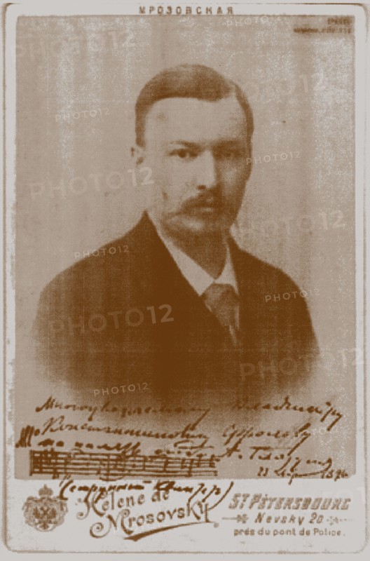 Portrait of Alexander Konstantinovich Glazunov (1865-1936), 1896.