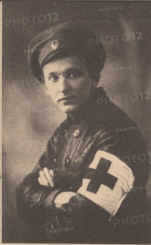 Alexander Vertinsky in Hospital Uniform, 1914.