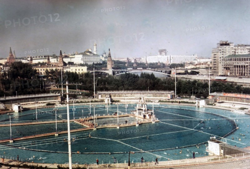 The Moskva Pool, 1970s.