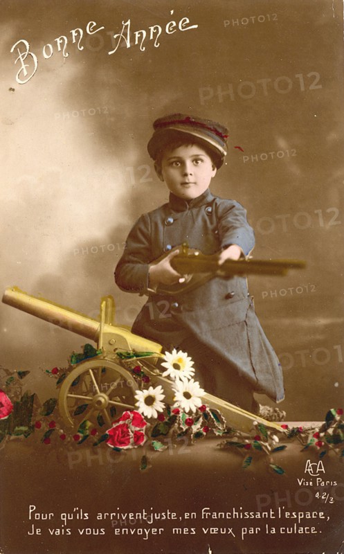 French Postcard "Bonne Année", 1916.