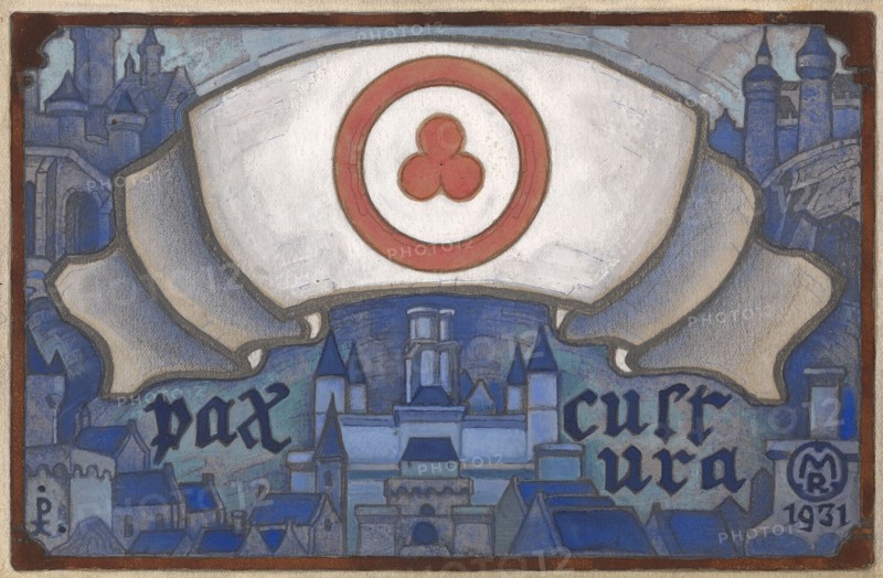 Banner of Peace, 1931. Artist: Roerich, Nicholas (1874-1947)
