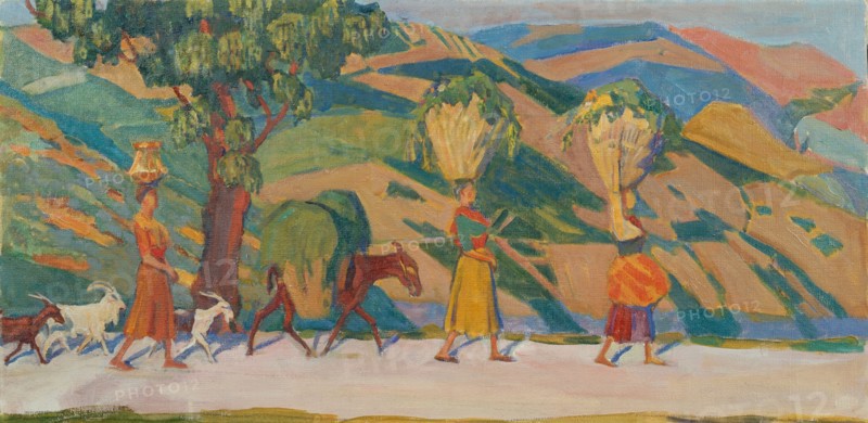 The Sabine Hills, 1909-1912. Artist: Ulyanov, Nikolai Pavlovich (1875-1949)