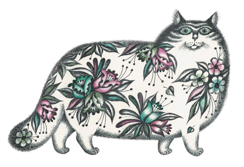 Walking cat. Artist: Khaikin, David
