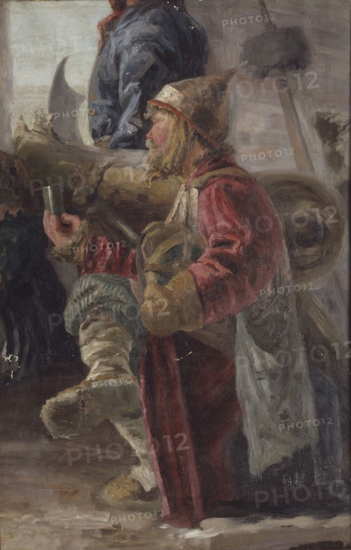 Cannoneer, 1894. Artist: Roerich, Nicholas (1874-1947)