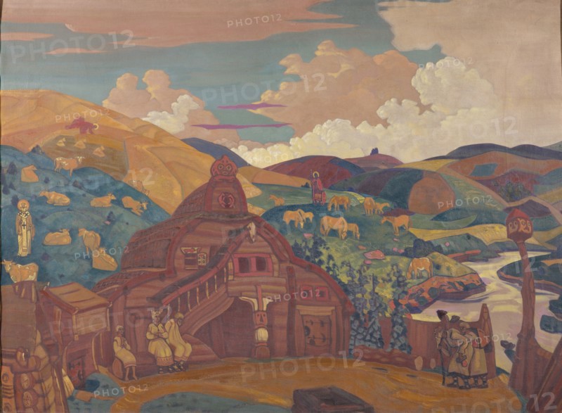 The Three Joys, 1916. Artist: Roerich, Nicholas (1874-1947)