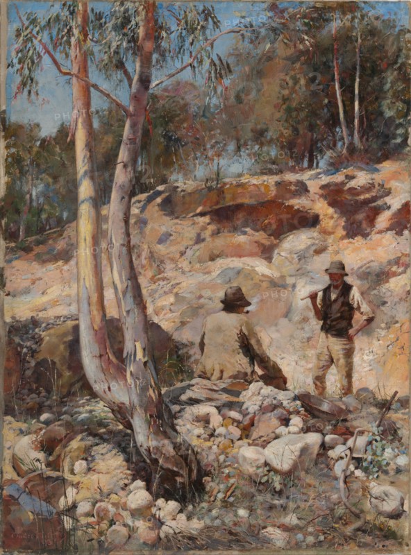 Fossickers, 1893. Artist: Withers, Walter Herbert (1854-1914)