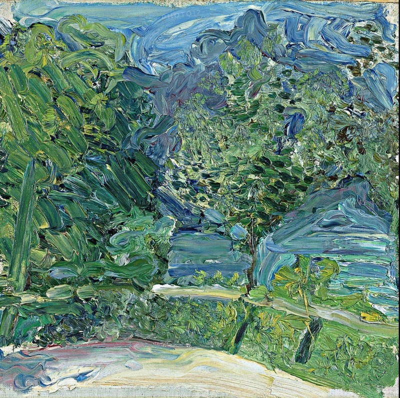 Lakeside Road near Gmunden, 1907. Artist: Gerstl, Richard (1883-1908)