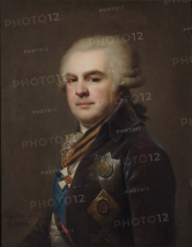 Portrait of Count Alexander Nikolayevich Samoylov (1744-1814), 1796. Artist: Lampi, Johann-Baptist, the Younger (1775-1837)