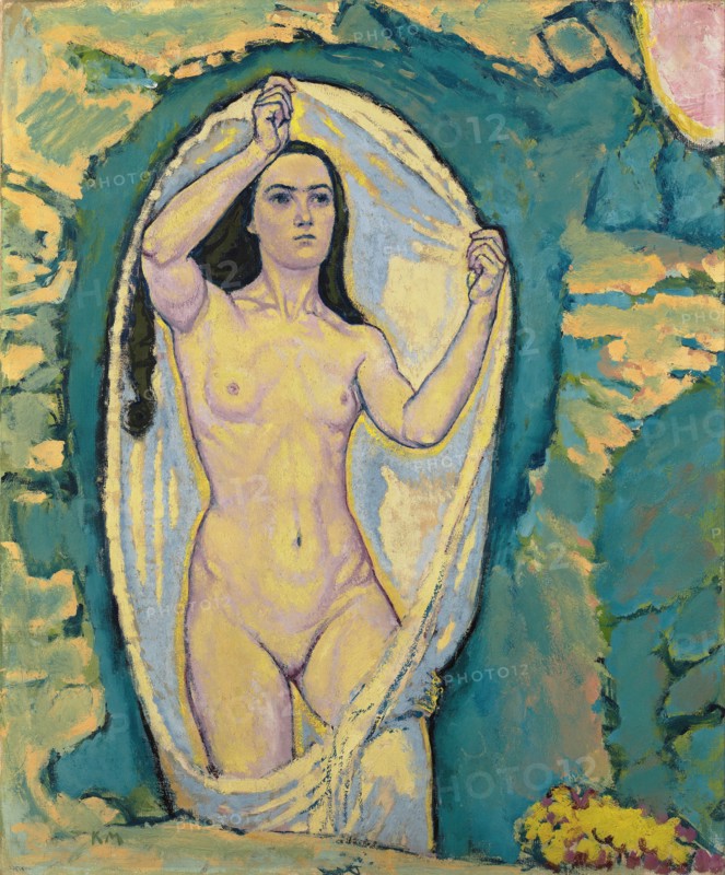 Venus in the Grotto, c. 1914. Artist: Moser, Koloman (1868-1918)