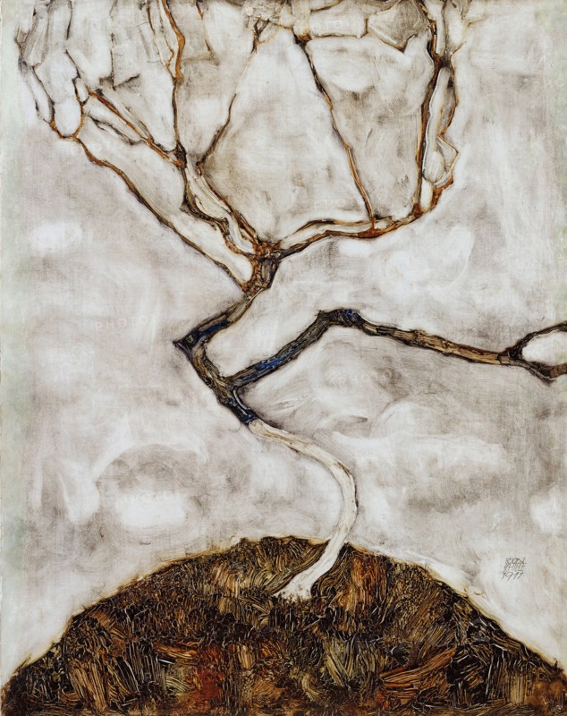 Small Tree in Late Autumn, 1911. Artist: Schiele, Egon (1890?1918)