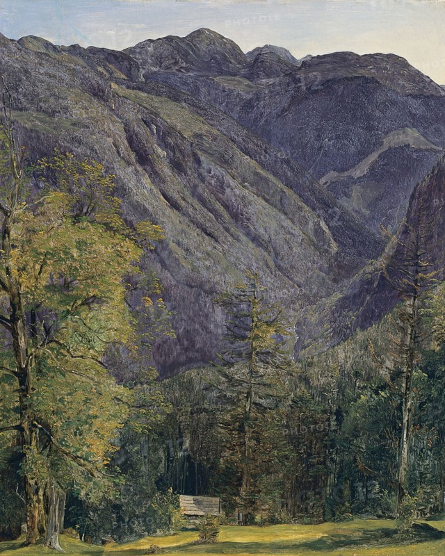 The Schönberg as seen from Hoisenrad, 1833. Artist: Waldmüller, Ferdinand Georg (1793-1865)