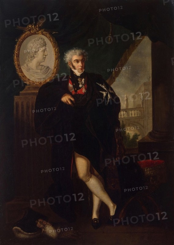 Portrait of Dmitry Lvovich Naryshkin (1758-1838), Early 19th cen.. Artist: Guttenbrunn, Ludwig (1750-1819)