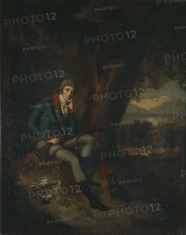 Portrait of Count Nikita Petrovich Panin (1770-1837) in Hunting Dress. Artist: Guttenbrunn, Ludwig (1750-1819)