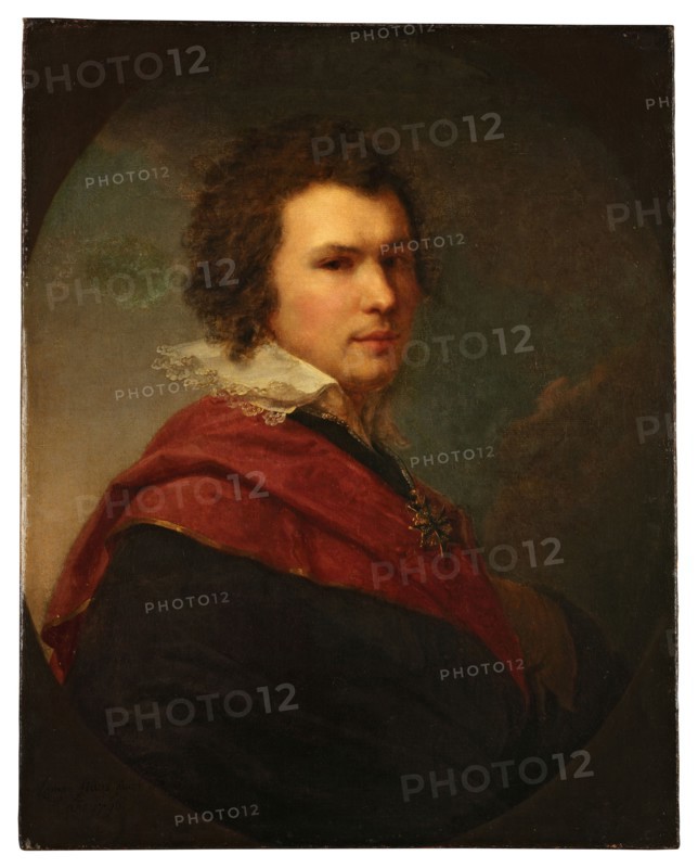 Portrait of the poet Apollon Alexandrovich Maykov (1761-1838), 1796. Artist: Lampi, Johann-Baptist, the Younger (1775-1837)