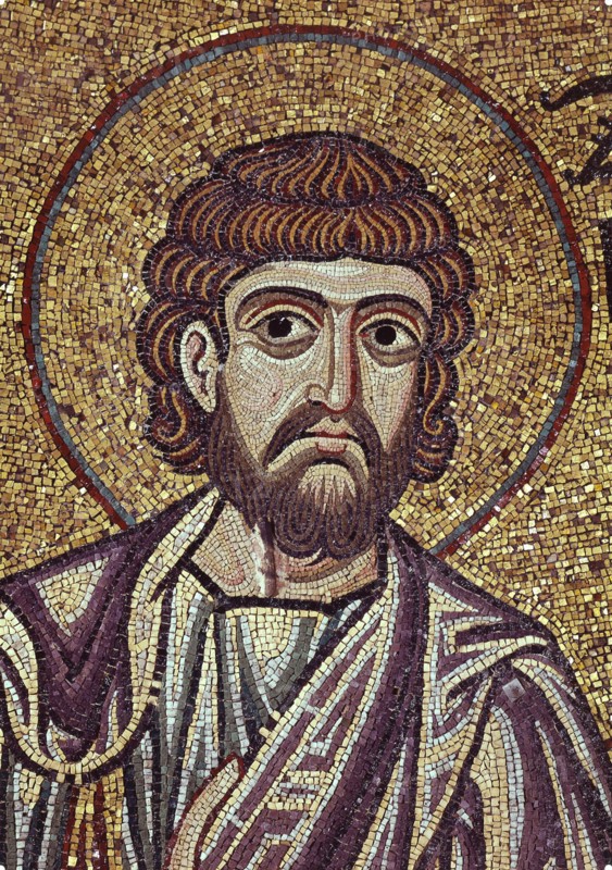 The Prophet Zechariah (Detail of Interior Mosaics in the St. Mark's Basilica), 12th century. Artist: Byzantine Master