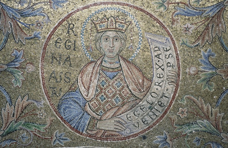 The Queen of Sheba (Detail of Interior Mosaics in the St. Mark's Basilica), 13th century. Artist: Byzantine Master