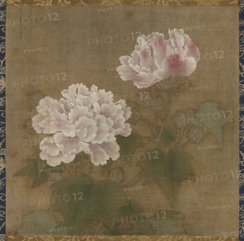 Red hibiscuses (Set of two hanging scrolls), 1197. Artist: Li Di (active 12th century)