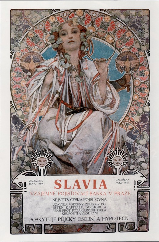 Slavia (Poster), 1907. Artist: Mucha, Alfons Marie (1860-1939)