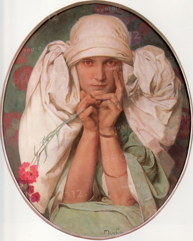 Jaroslava, 1920. Artist: Mucha, Alfons Marie (1860-1939)