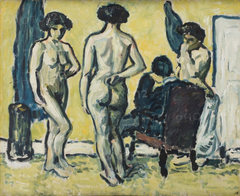 The Judgment of Paris, 1909. Artist: Giersing, Harald (1881-1927)