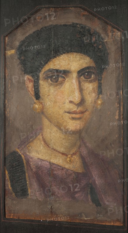 Portrait of a Young Lady, 2nd cen. AD. Artist: Fayum mummy portraits